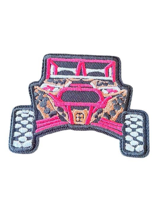 SXS non glitter leopard pink