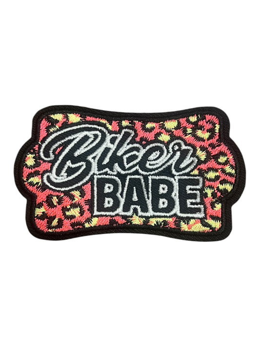 Leopard biker babe pink
