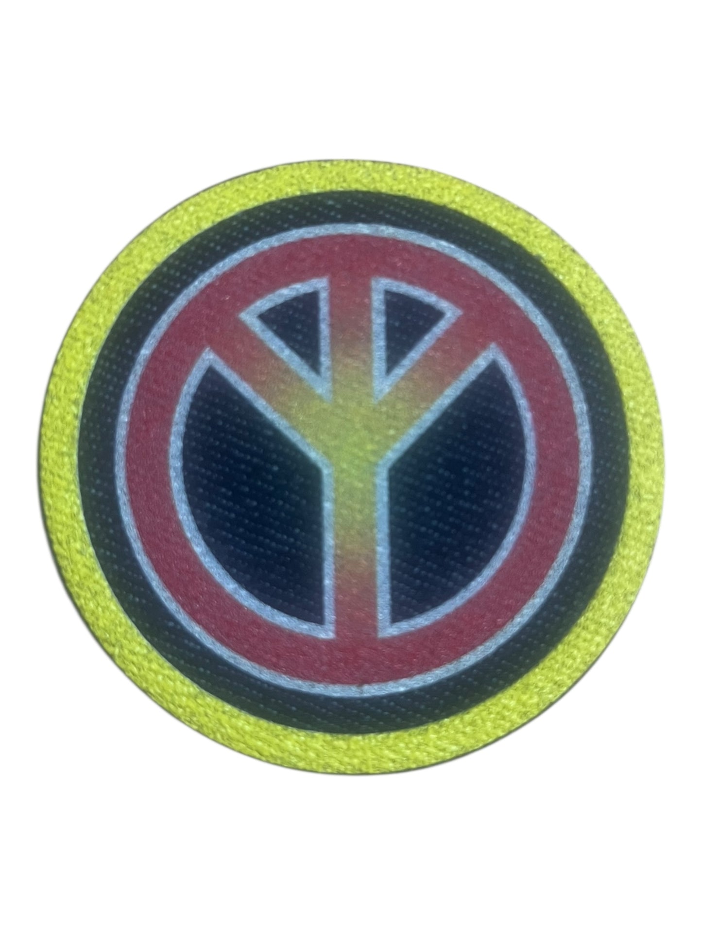 Leatherette Peace sign