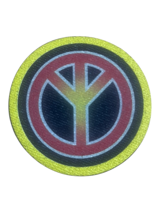 Leatherette Peace sign