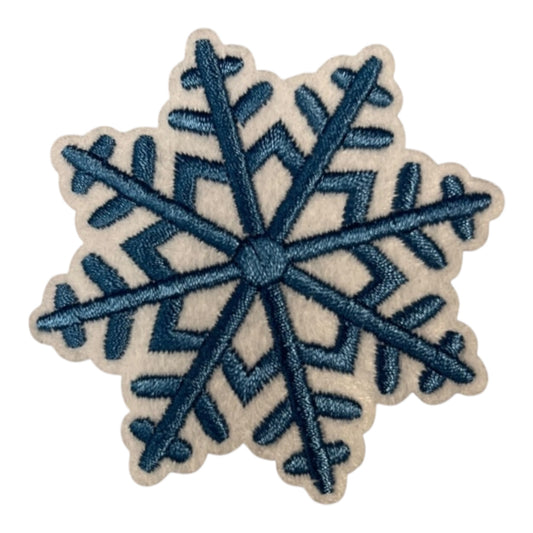 Snowflake iron on Patch