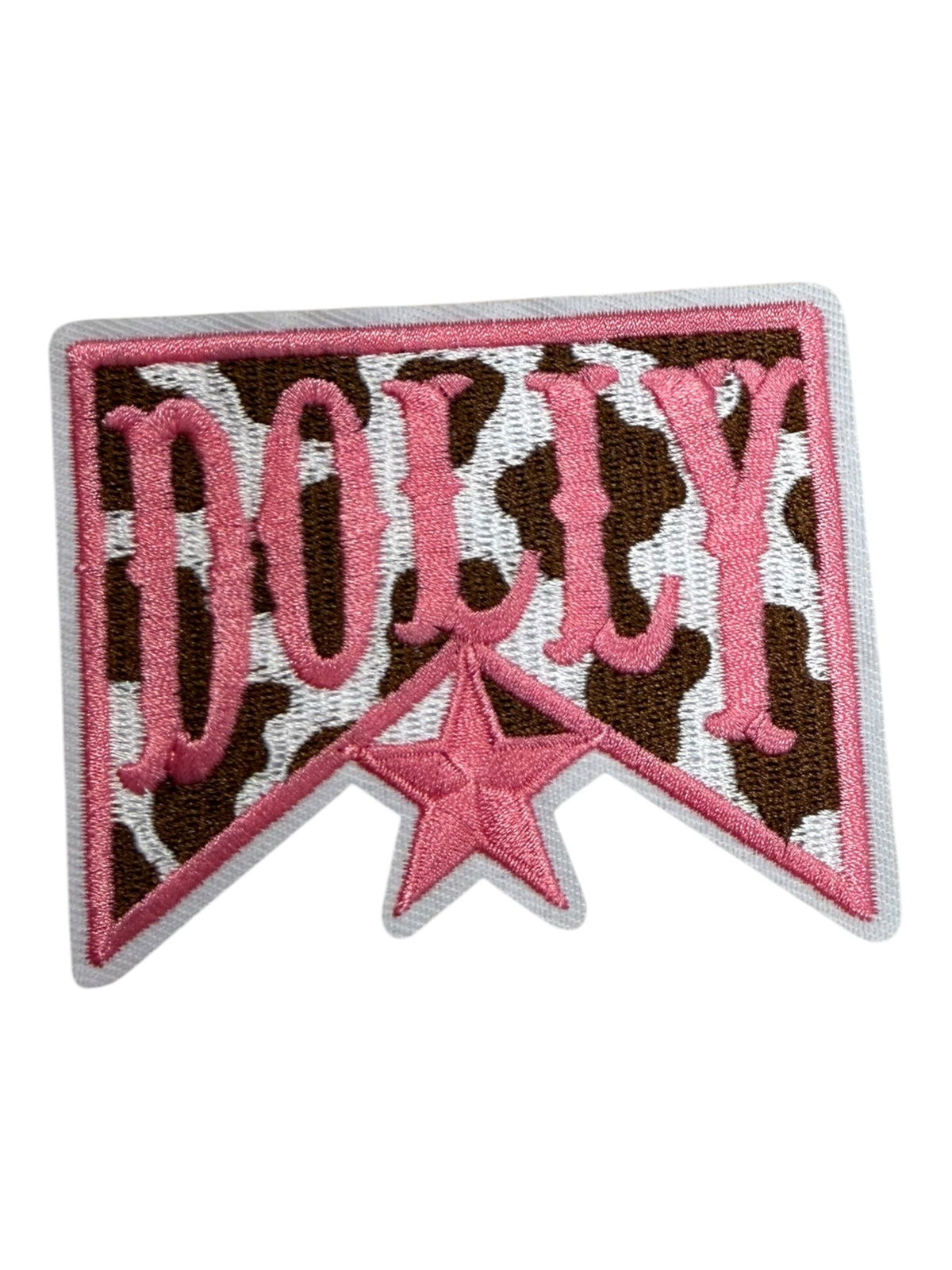 Dolly pink cow print