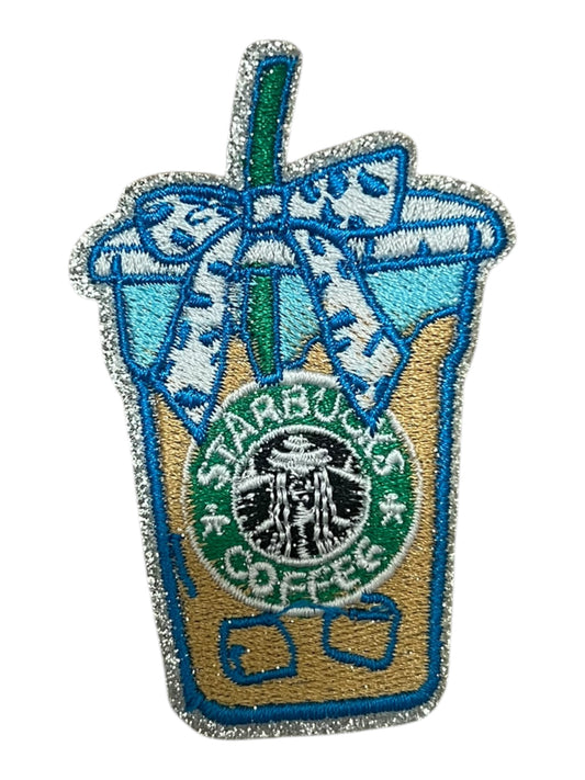 Starby coffee blue  bow
