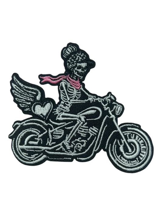 Skelly Motorcycle rider