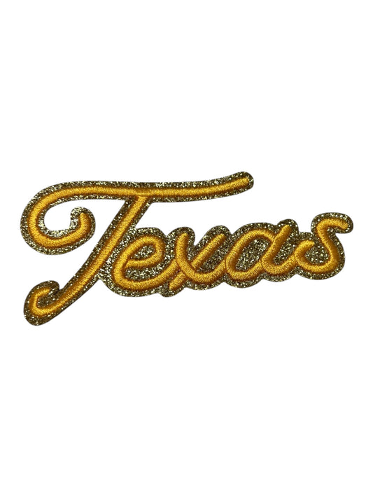 Texas script yellow
