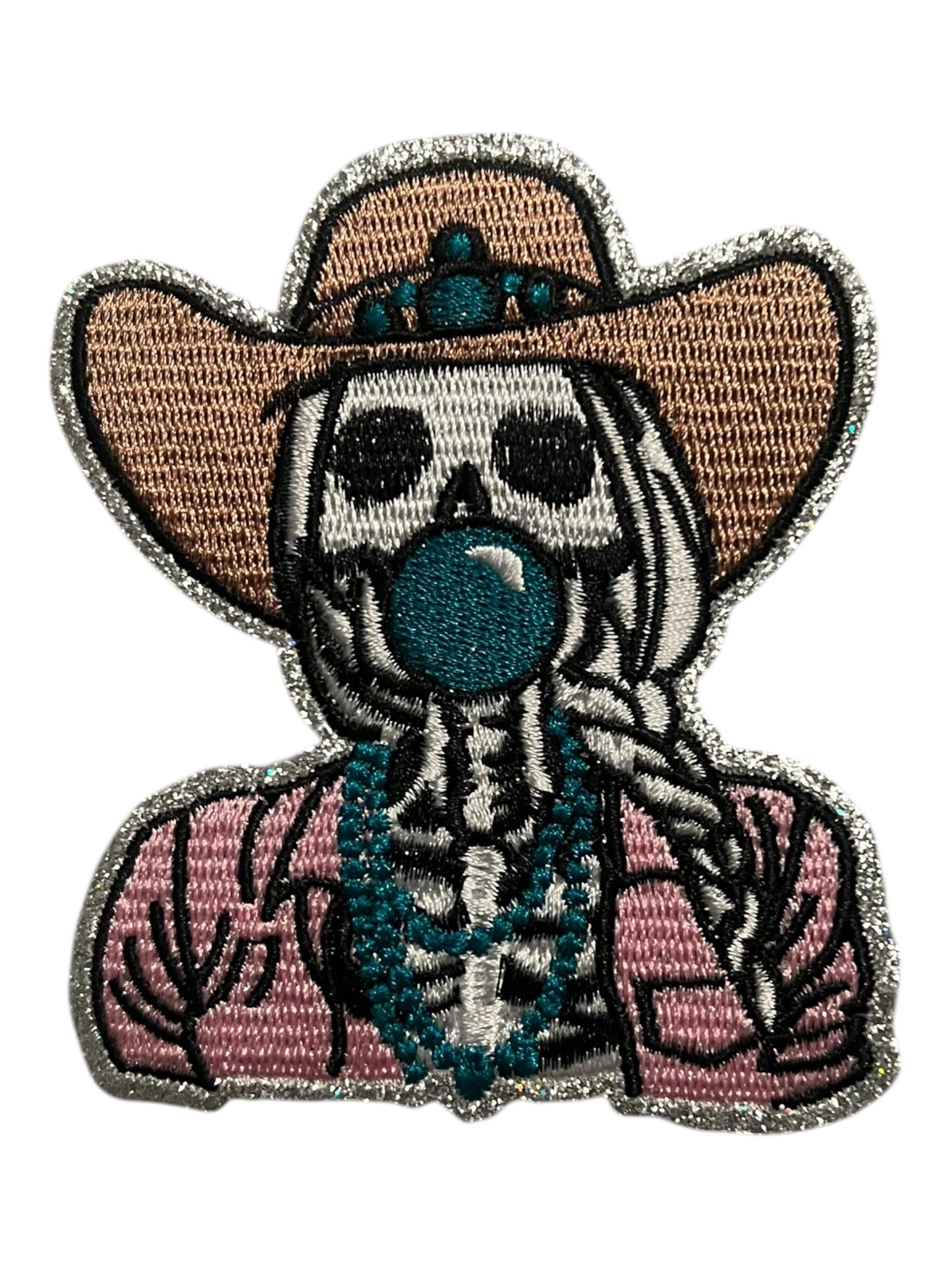 Skelly  Cowgirl with bubble and turquoise