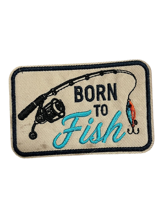 Born to fish (rectangle)