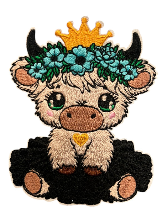 Crown and TuTu cow black