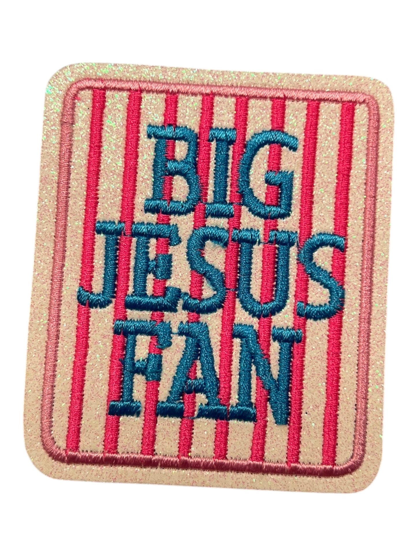 Big Jesus Fan pink