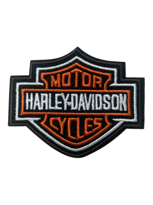 Orange Motorcycle 3” across