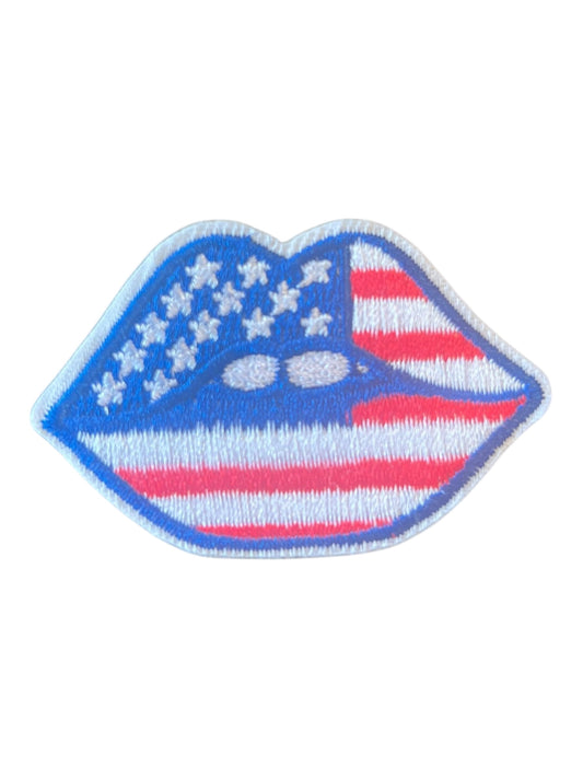 Red White Blue lips