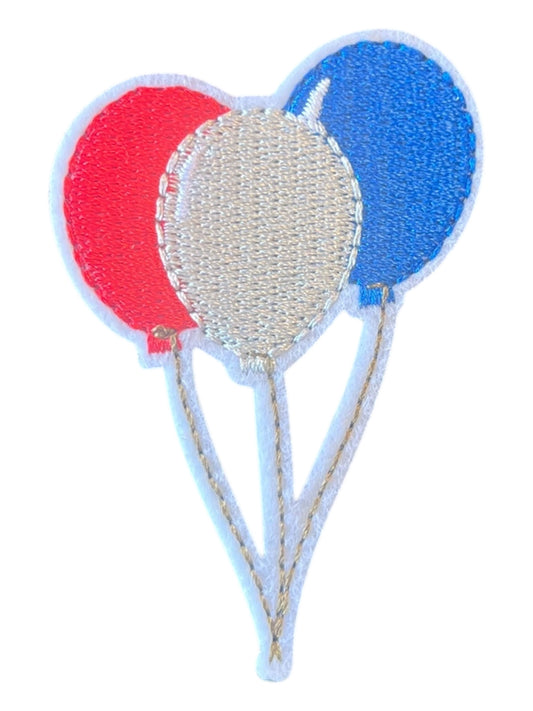 Red White Blue balloons
