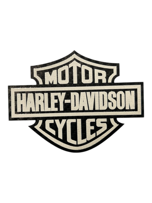 Carbon Fiber  leatherette motorcycle HD 3-1/2 “ wide
