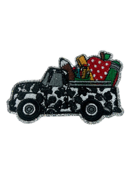 Truck with teacher supplies