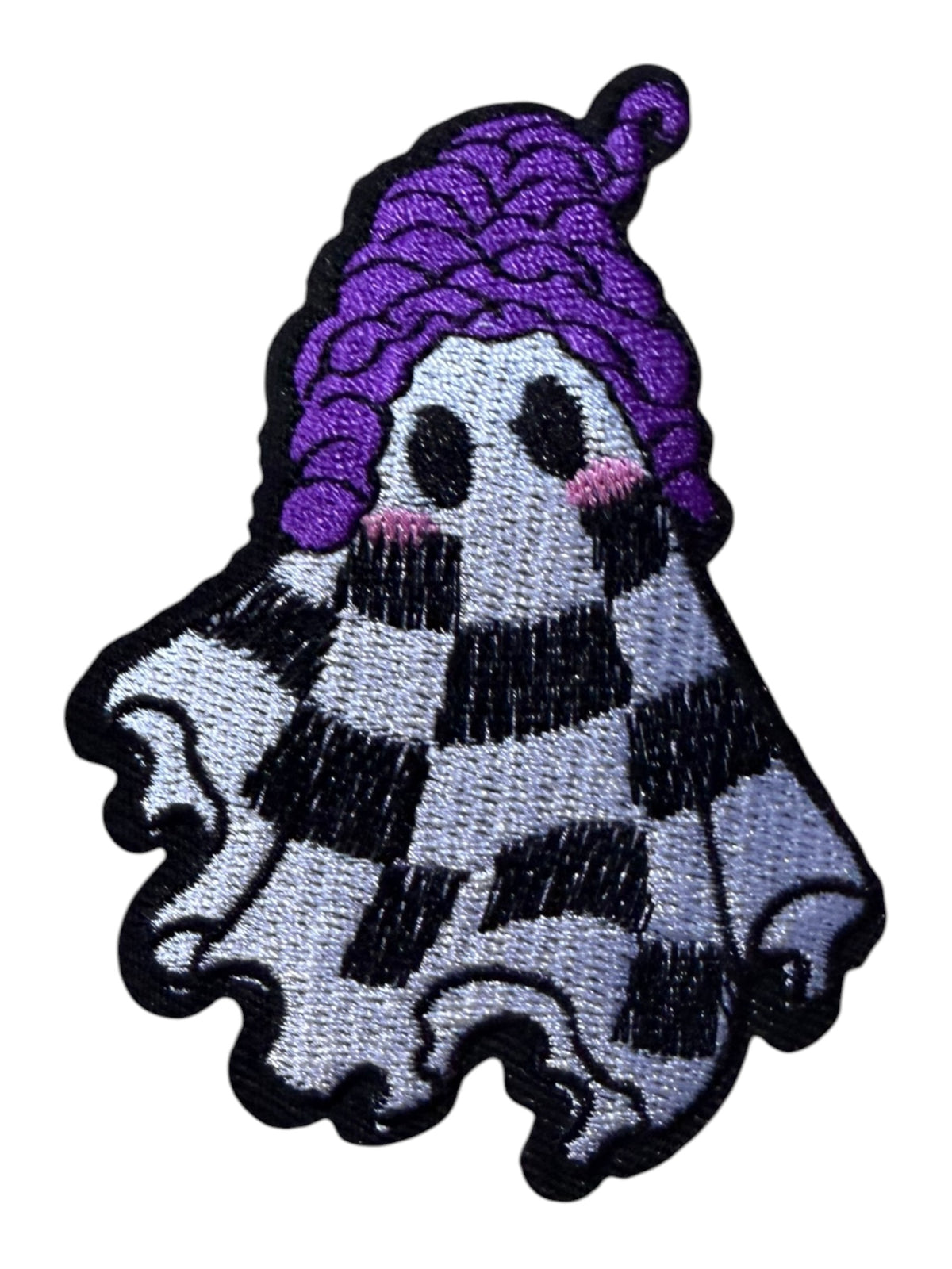 Checkered ghost hocus pocus purple