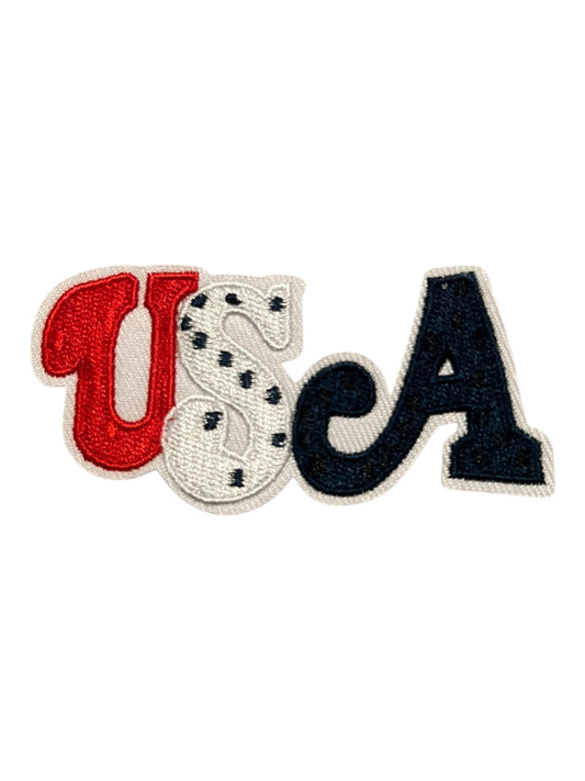Red white blue USA