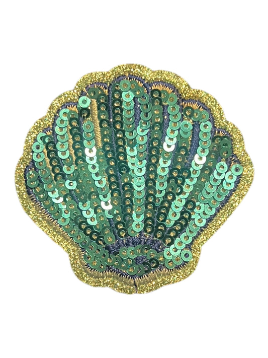 Sequin seashell turquoise