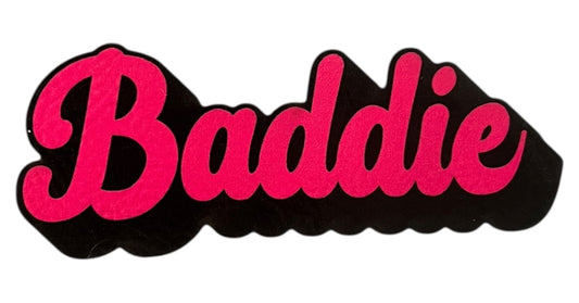 Baddie Leatherette Iron on Patch
