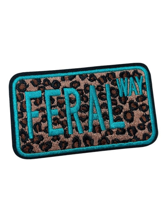 Feral turquoise and leopard