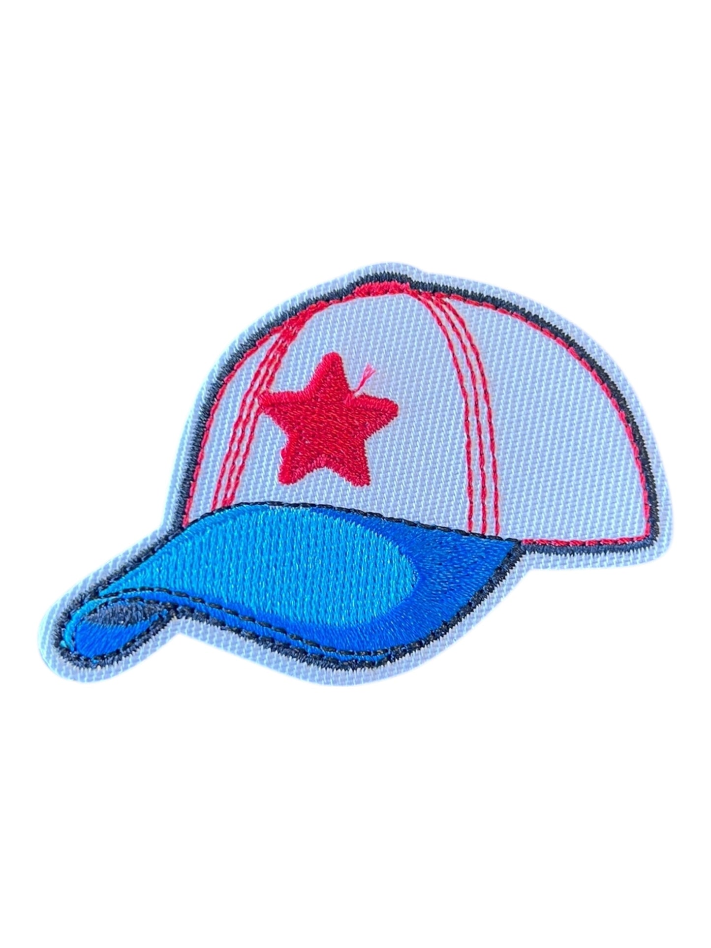 Red white blue ball cap