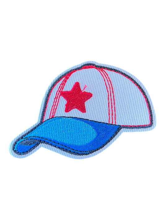 Red white blue ball cap