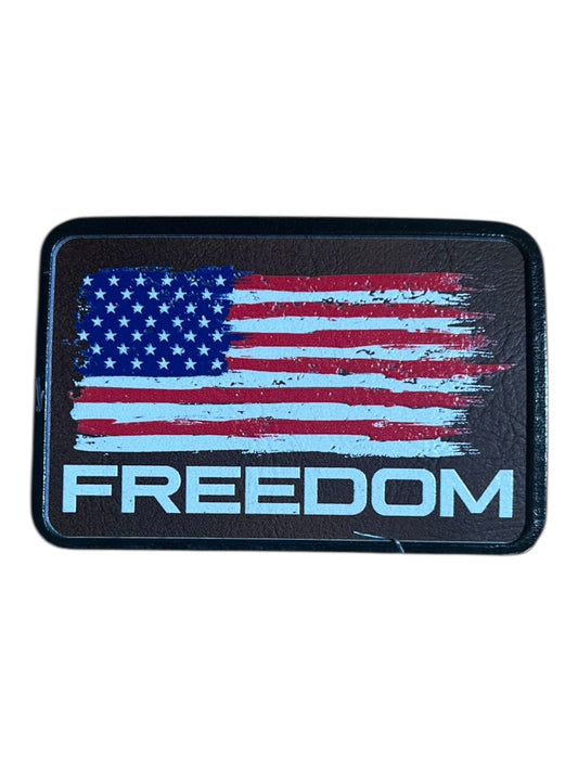 Red White Blue Freedom leatherette