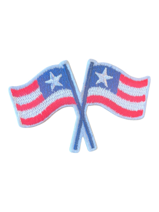 Red White Blue flags