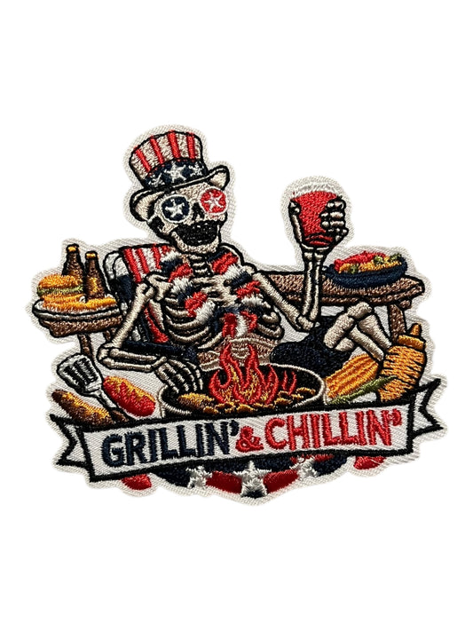 Skelly grilling and chillin