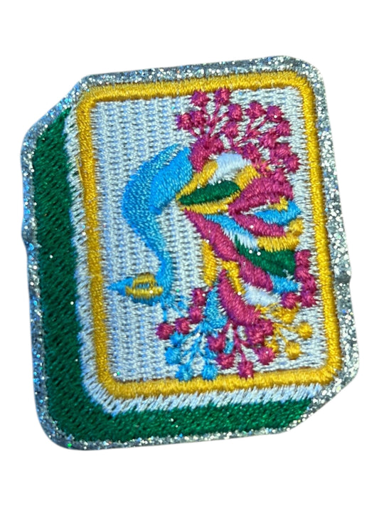 Mahjong card bird
