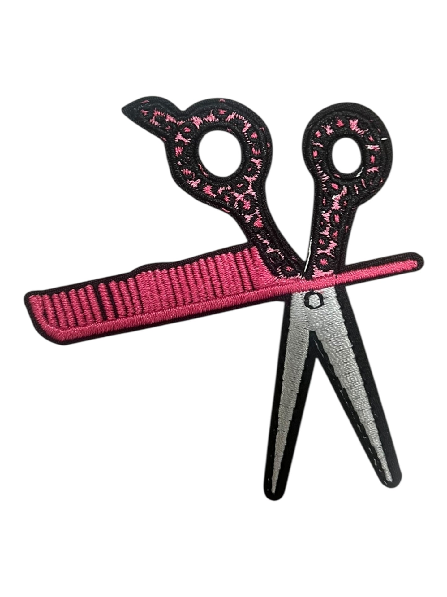 Pink cheetah scissors