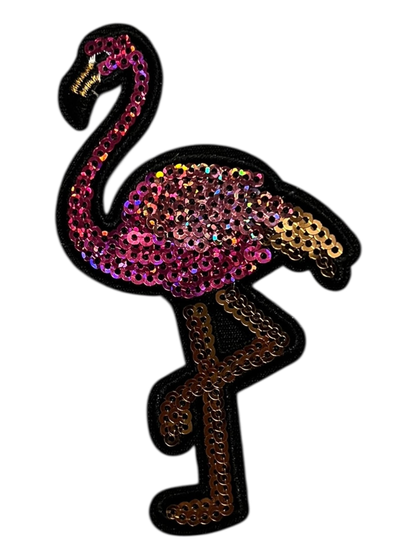 Sequin fancy flamingo