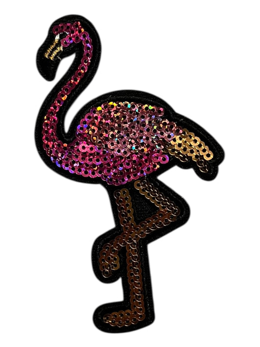 Sequin fancy flamingo