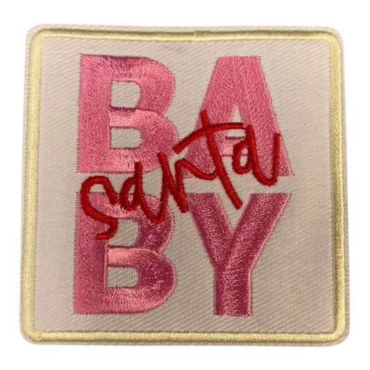 Santa Baby iron on Patch