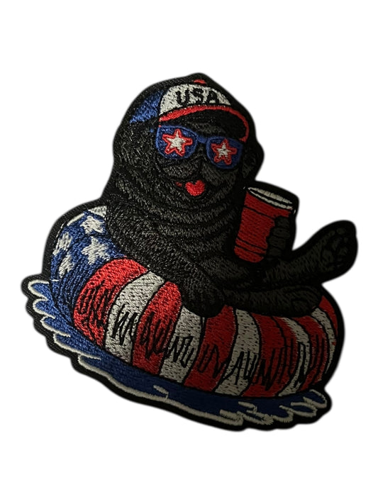 Red White Blue USA doggy red cup