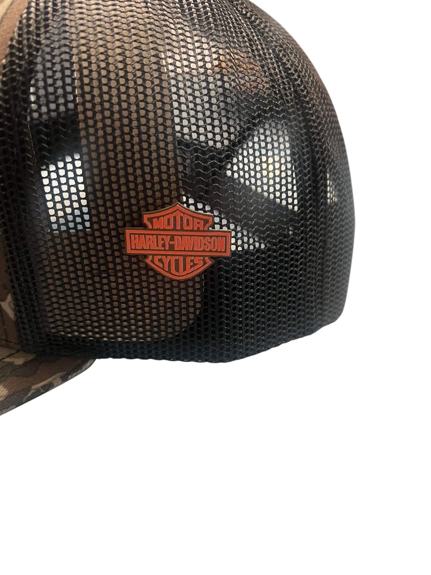 Brown leatherette motorcycle HD 1” set of 2