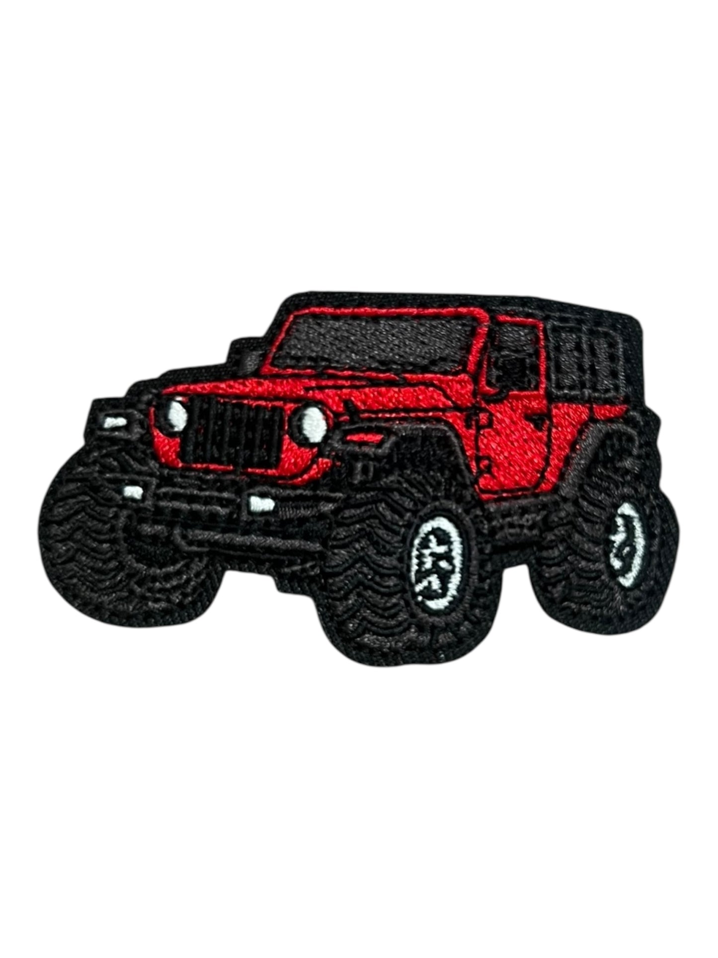 Red off road jeep