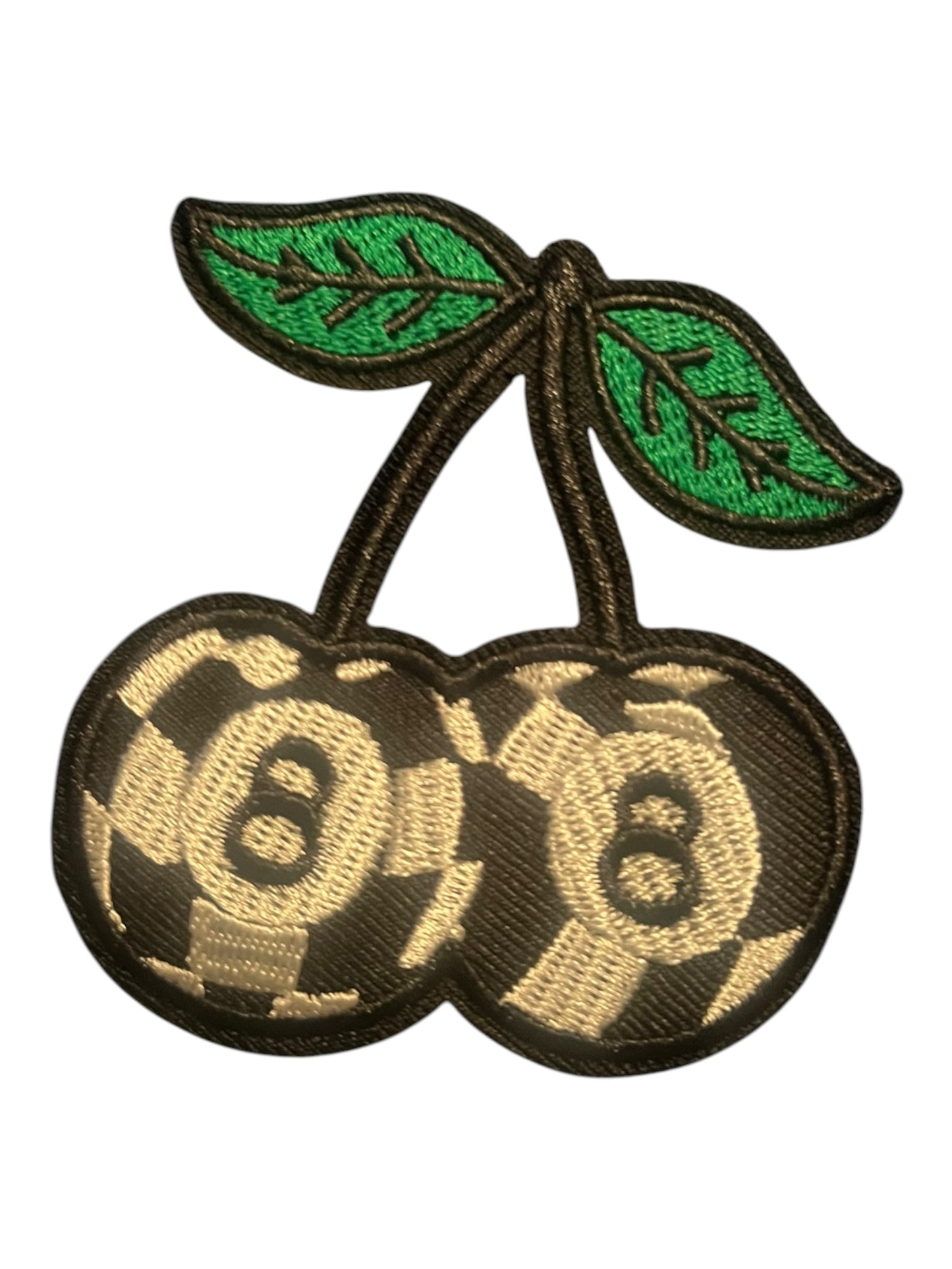 8 ball checkered cherries