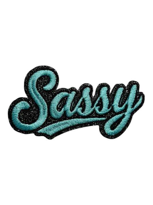 Sassy with black glitter