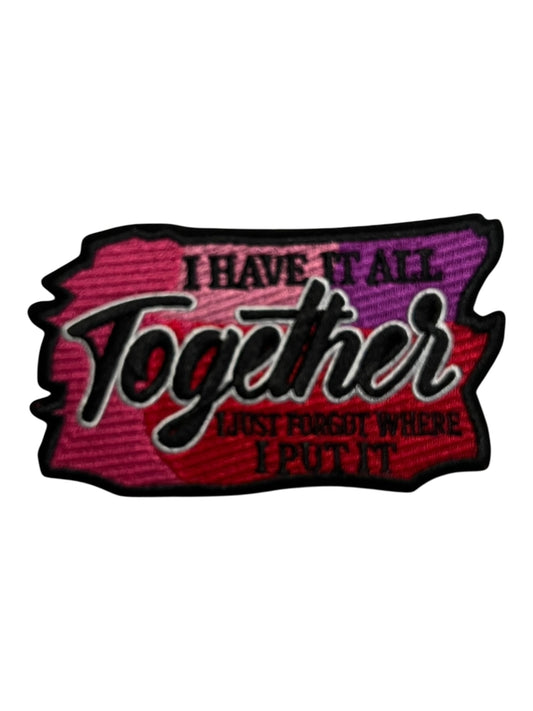 I have it together I just forgot where I put it