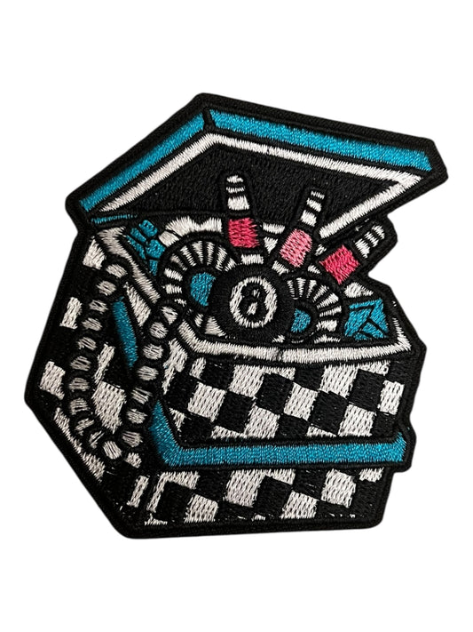 Checkered cooler 8 ball