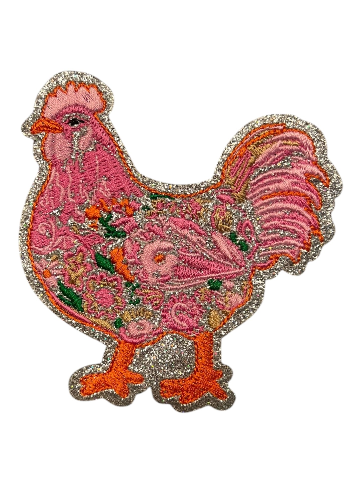 Pink Glitter  Chicken