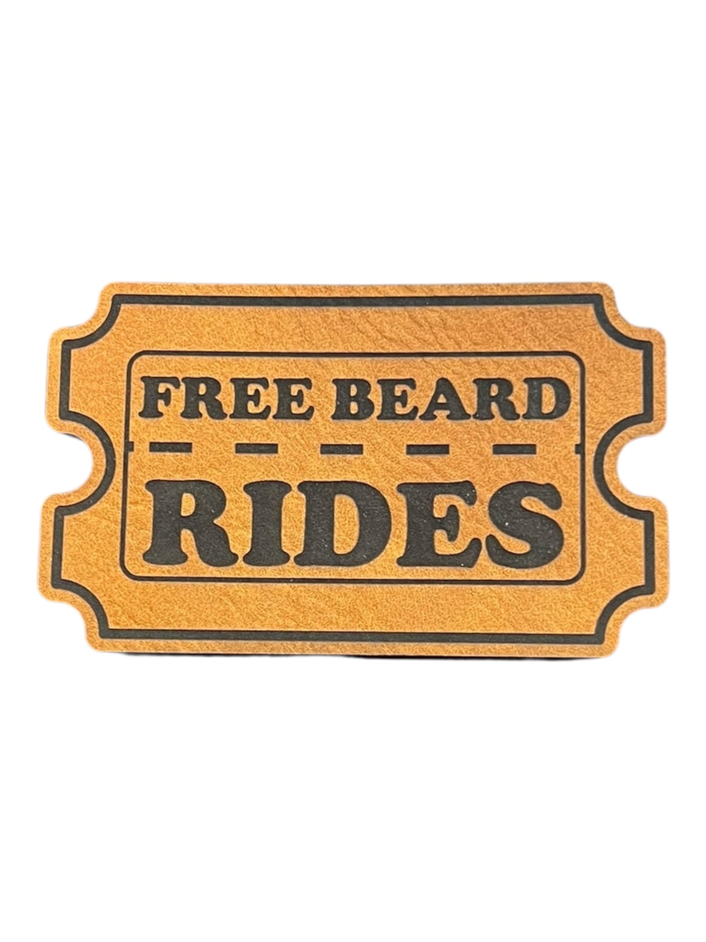 Free Beard Rides leatherette