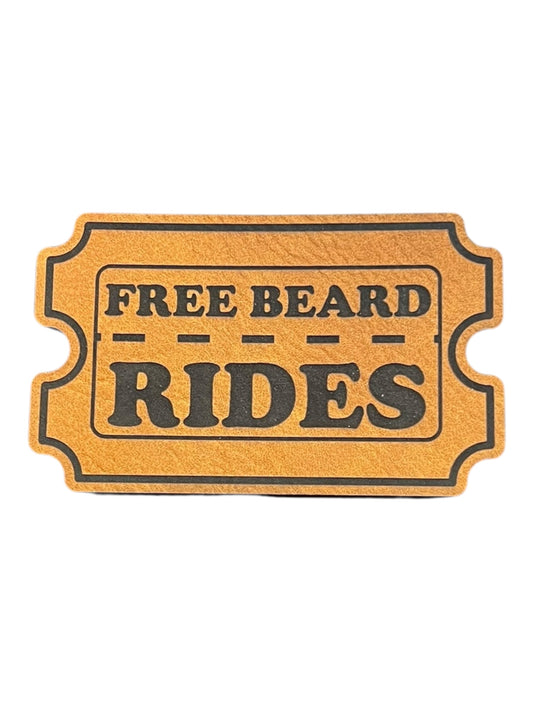 Free Beard Rides leatherette
