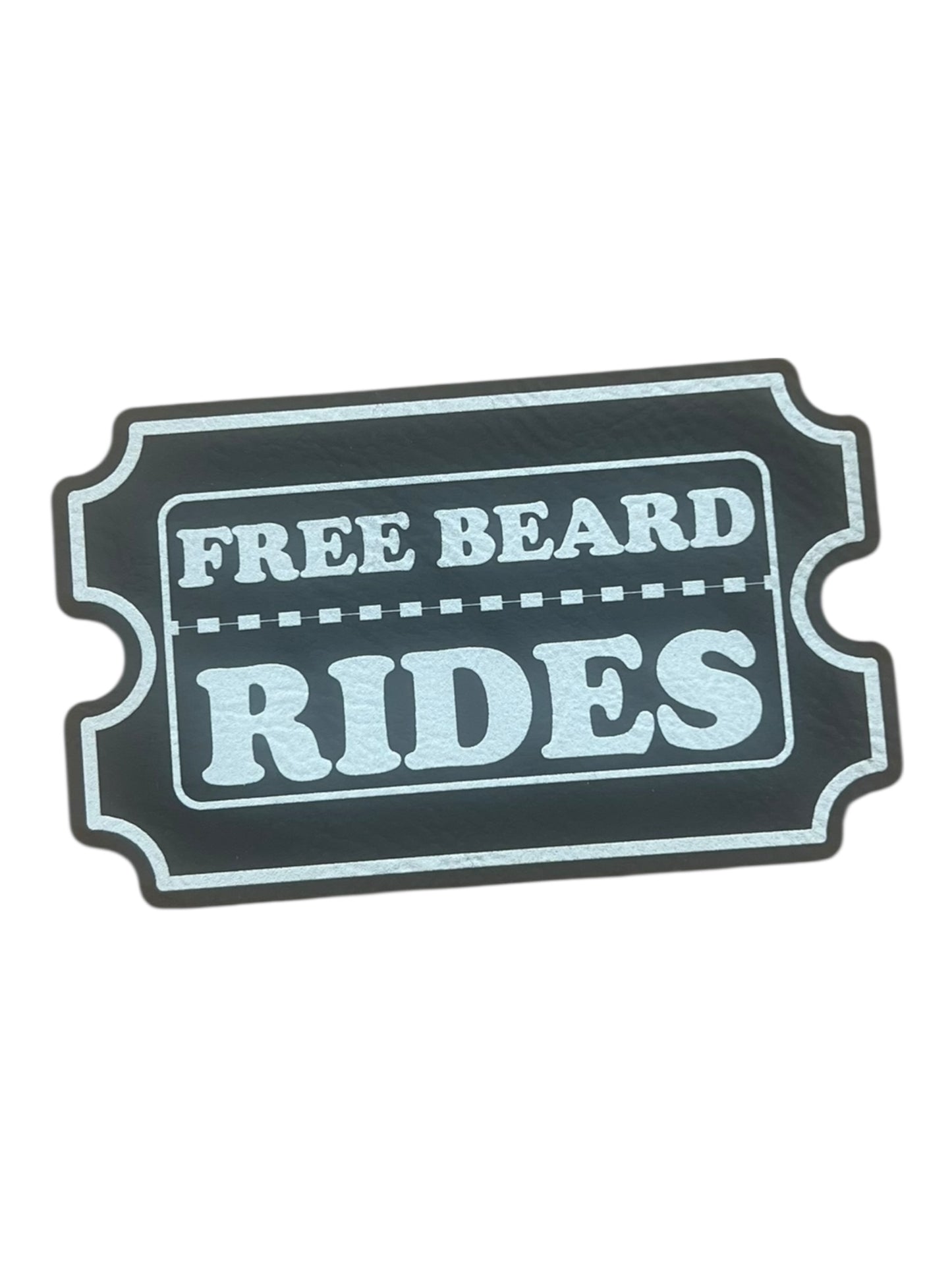 Free Beard Rides black leatherette