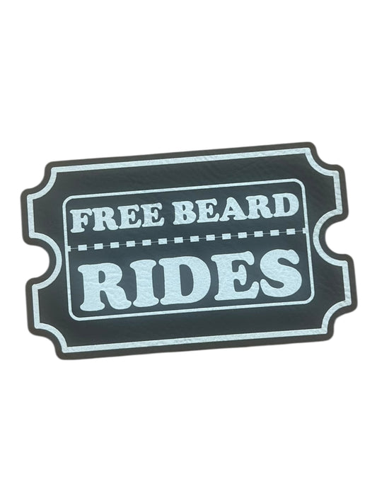 Free Beard Rides black leatherette