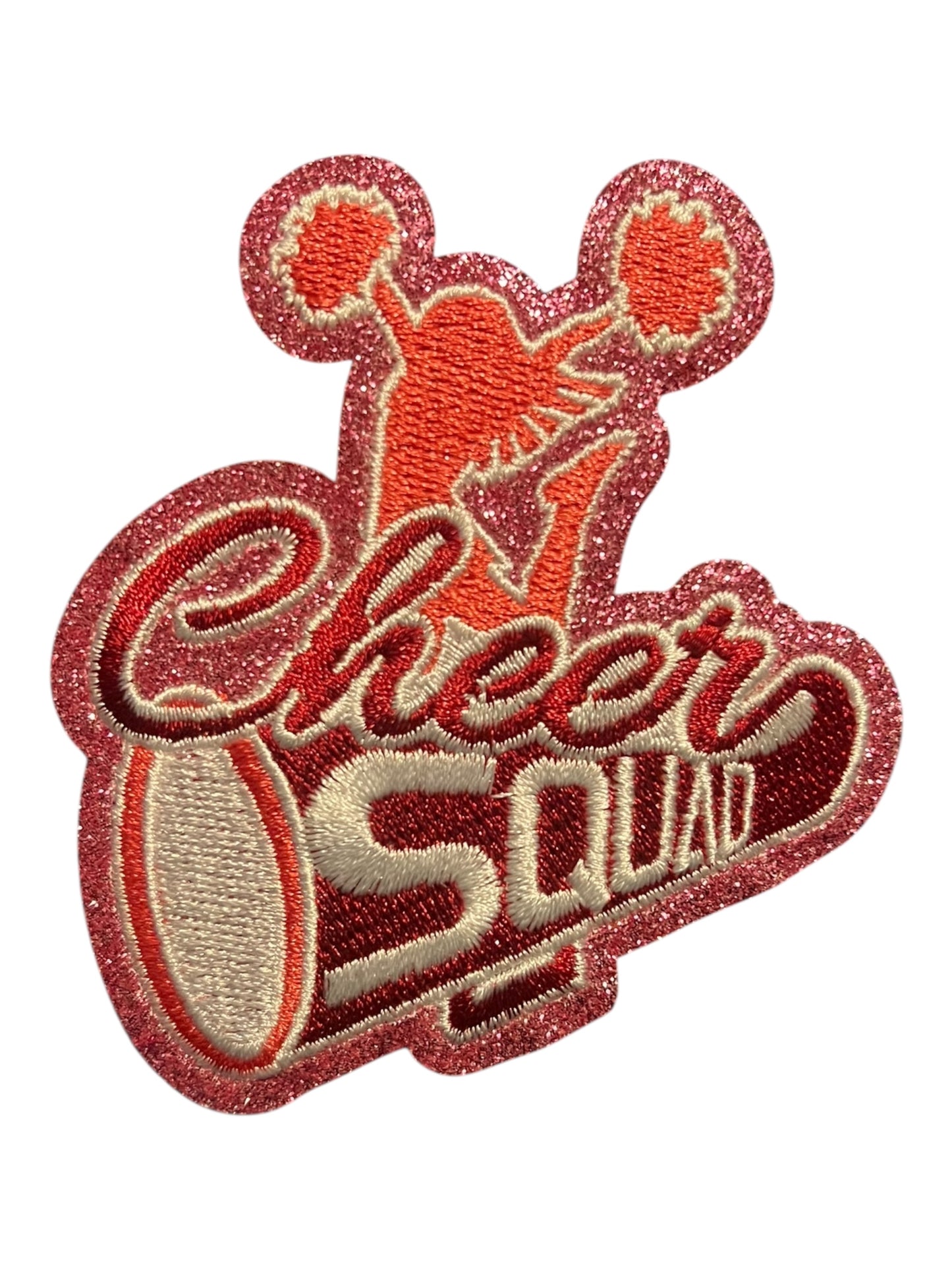 Cheer squad with megaphone