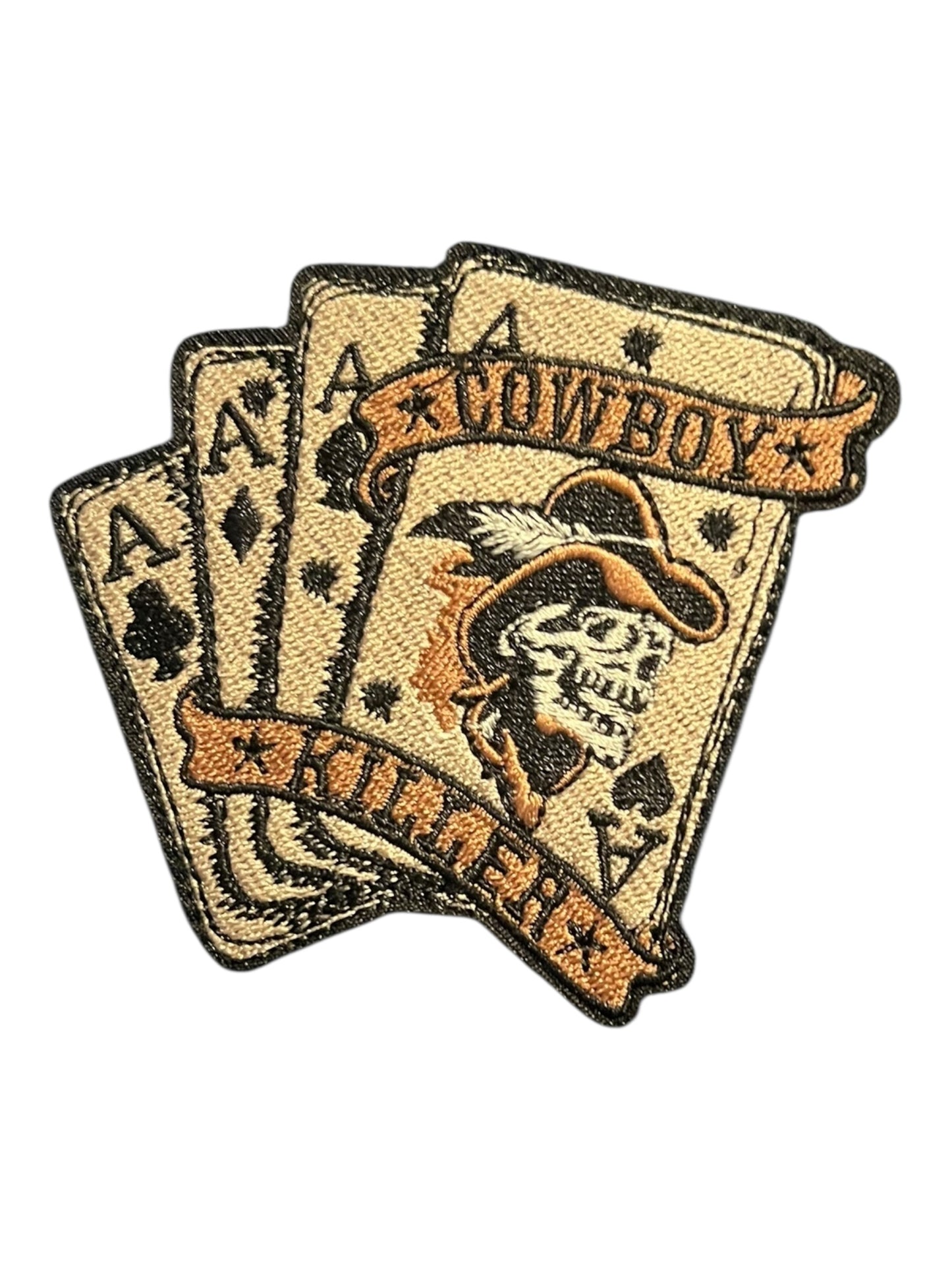 Cowboy killer with Aces