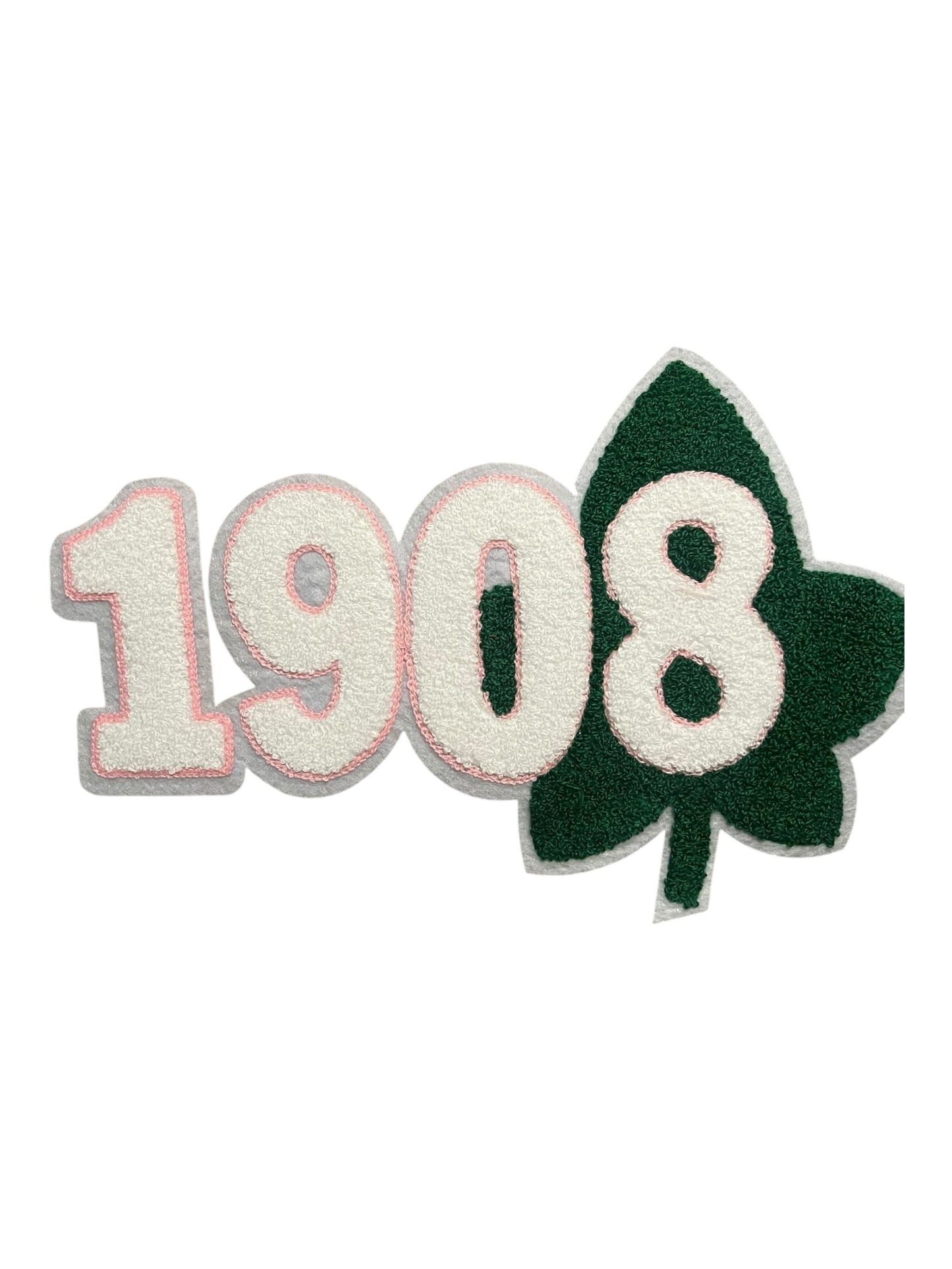 Apparel size chenille patch