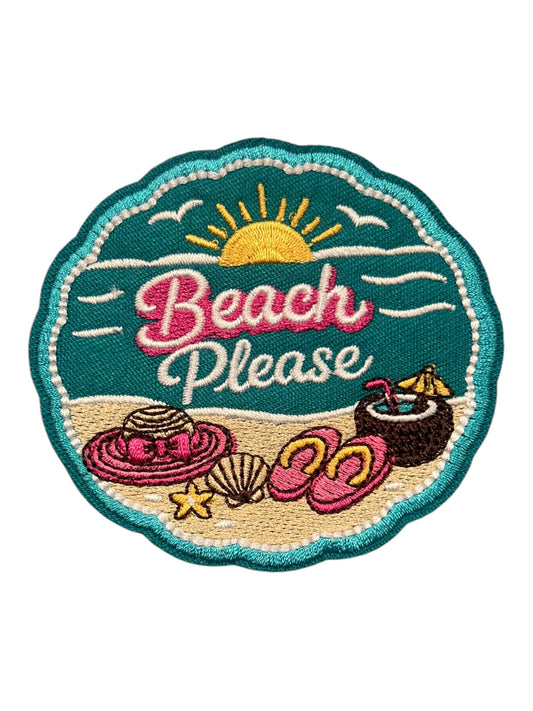 Beach please scalloped