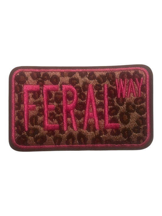 Feral hot pink  and leopard